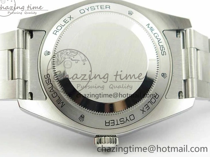 MiroTime 0226 Milgauss 116400 GV Noob 1:1 Green Sapphire Blue Dial on SS Bracelet A Thermal 3124